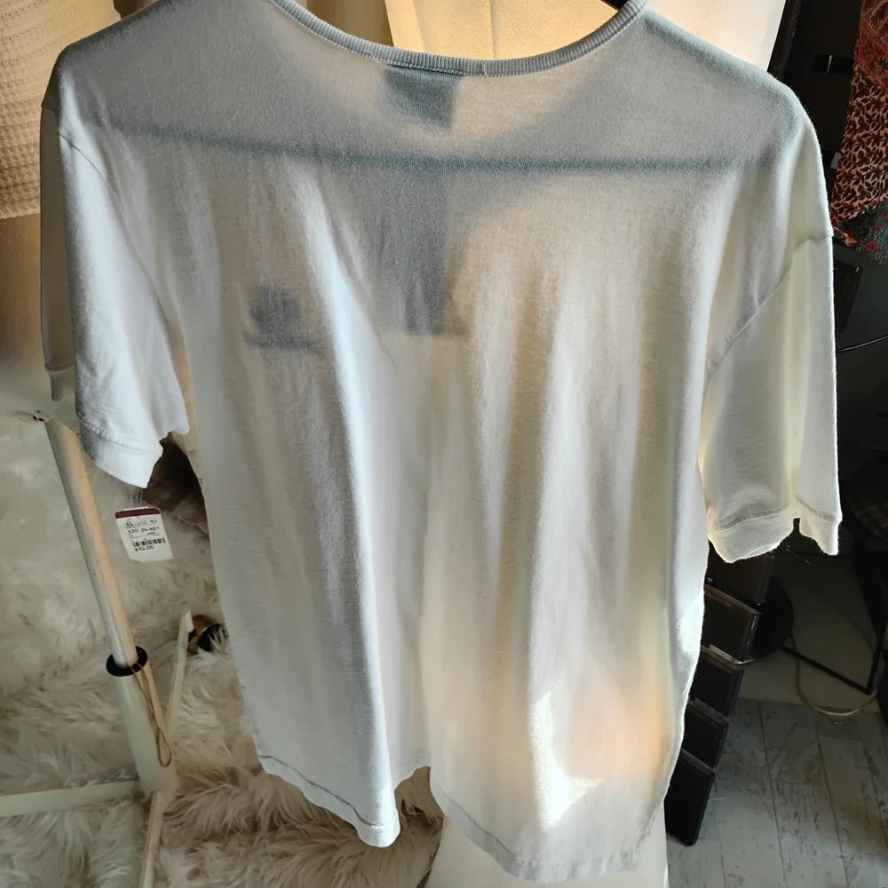 Z. Cavaricci White Short Sleeve Tee - Picture 7 of 7
